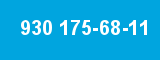 930 175-68-11